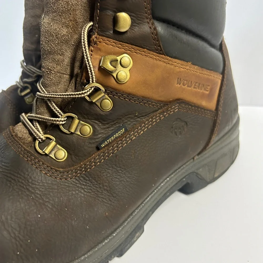 Wolverine EPX Waterproof Composite Toe Work Boots Brown Mens 11.5 M W10314
